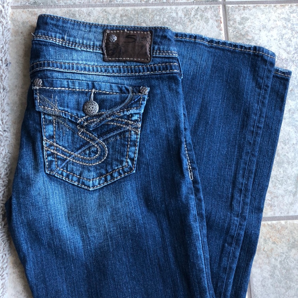 Silver jeans